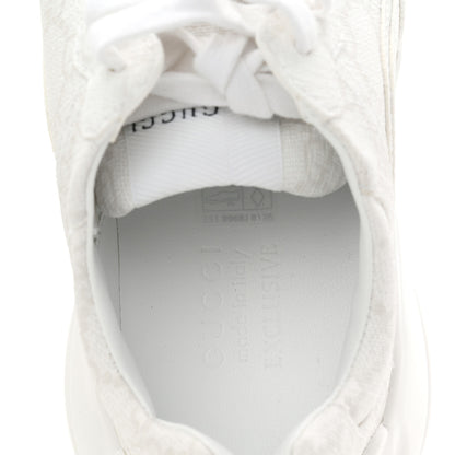 Gucci GG Supreme Monogram Womens Rhyton Sneakers 35 White 9 of 11