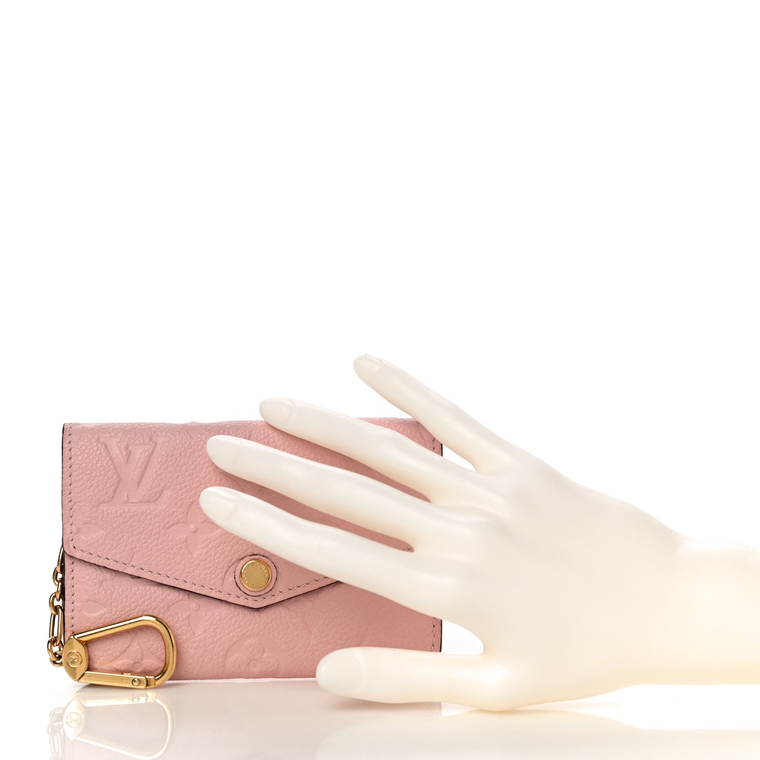 Louis Vuitton Empreinte Key Pouch Rose Ballerine 2 of 9