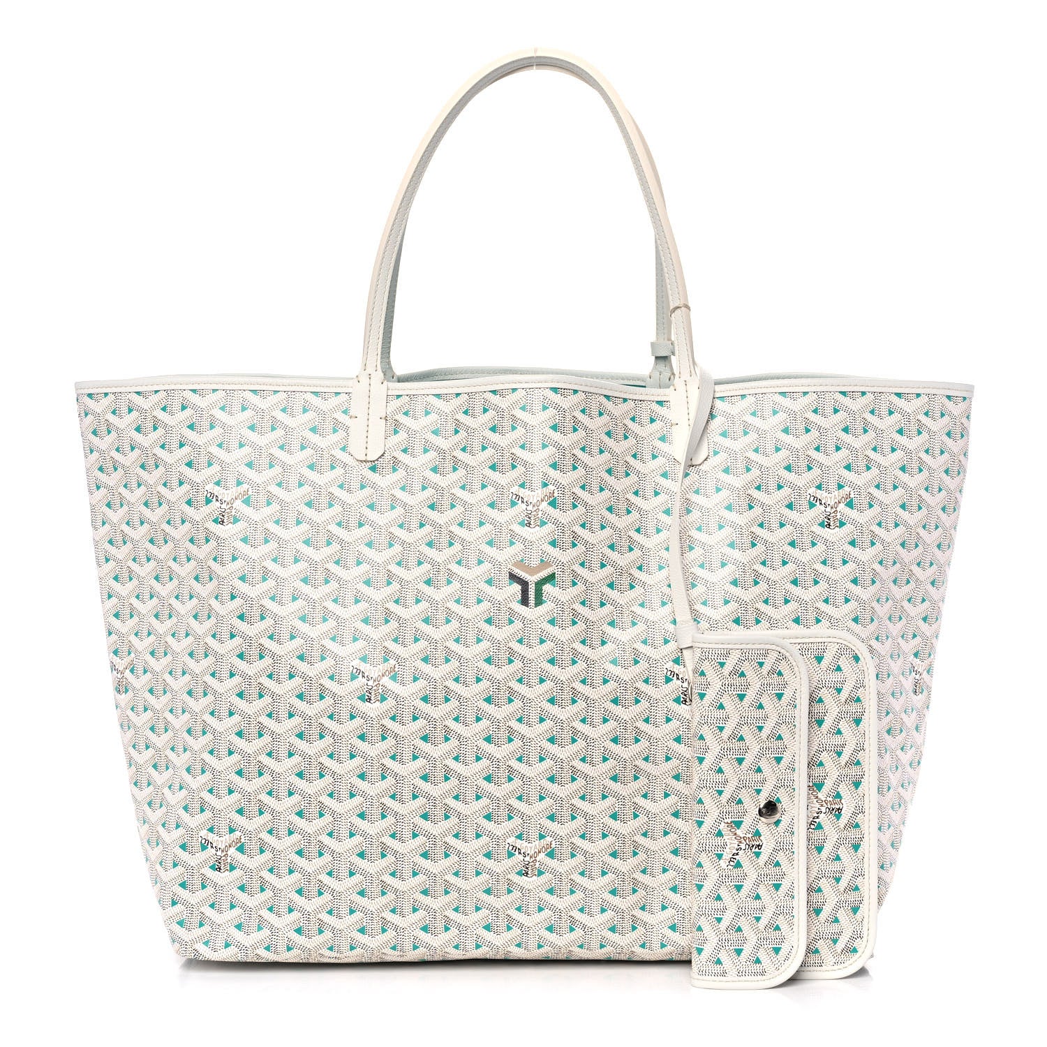 Goyard Goyardine Saint Louis Claire Voie GM White Opaline 1 of 13