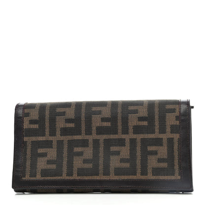 Fendi Zucca Continental Wallet Tobacco 1 of 8