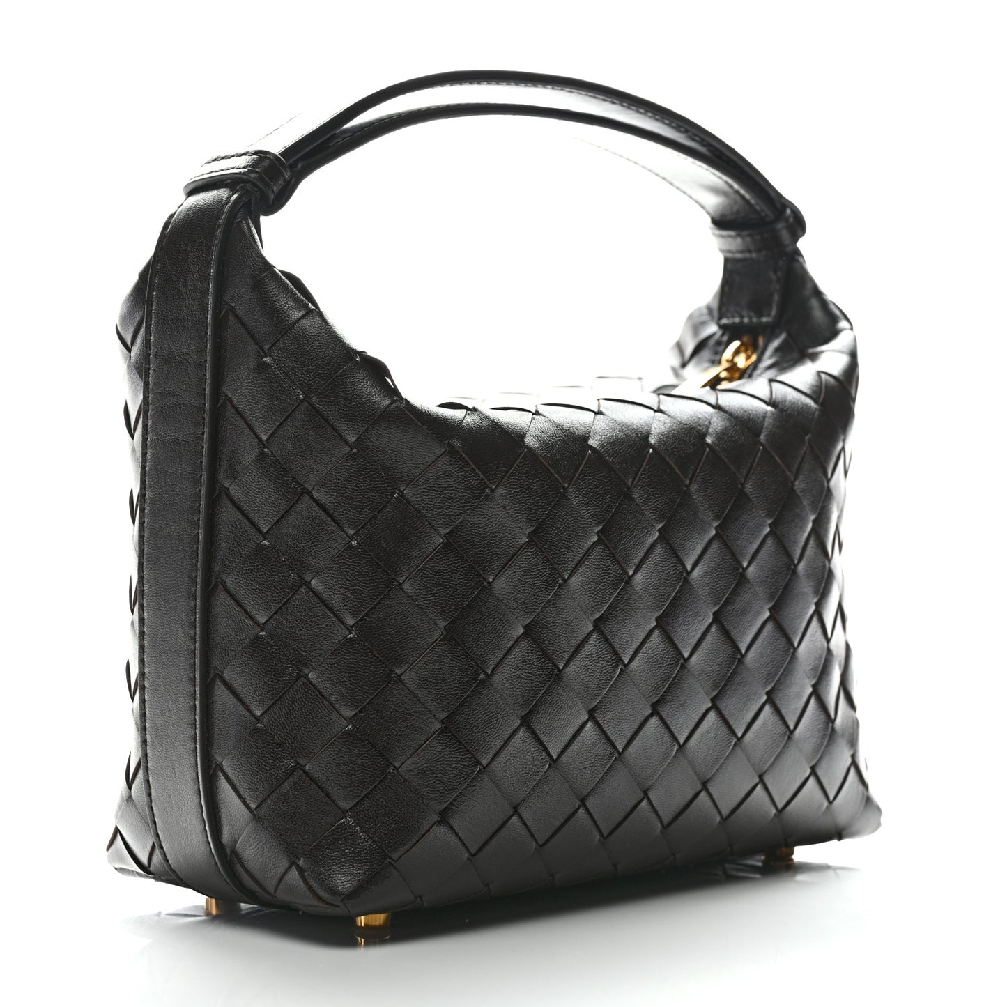 Calfskin Nappa Intrecciato Mini Wallace Fondant