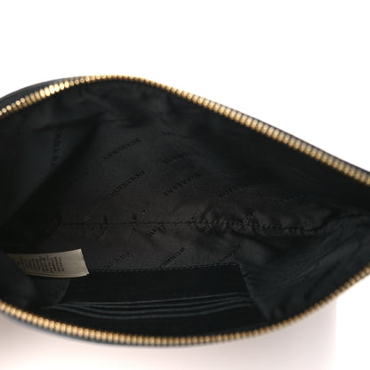 Burberry House Check Derby Peyton Crossbody Clutch Bag Black 5 of 9