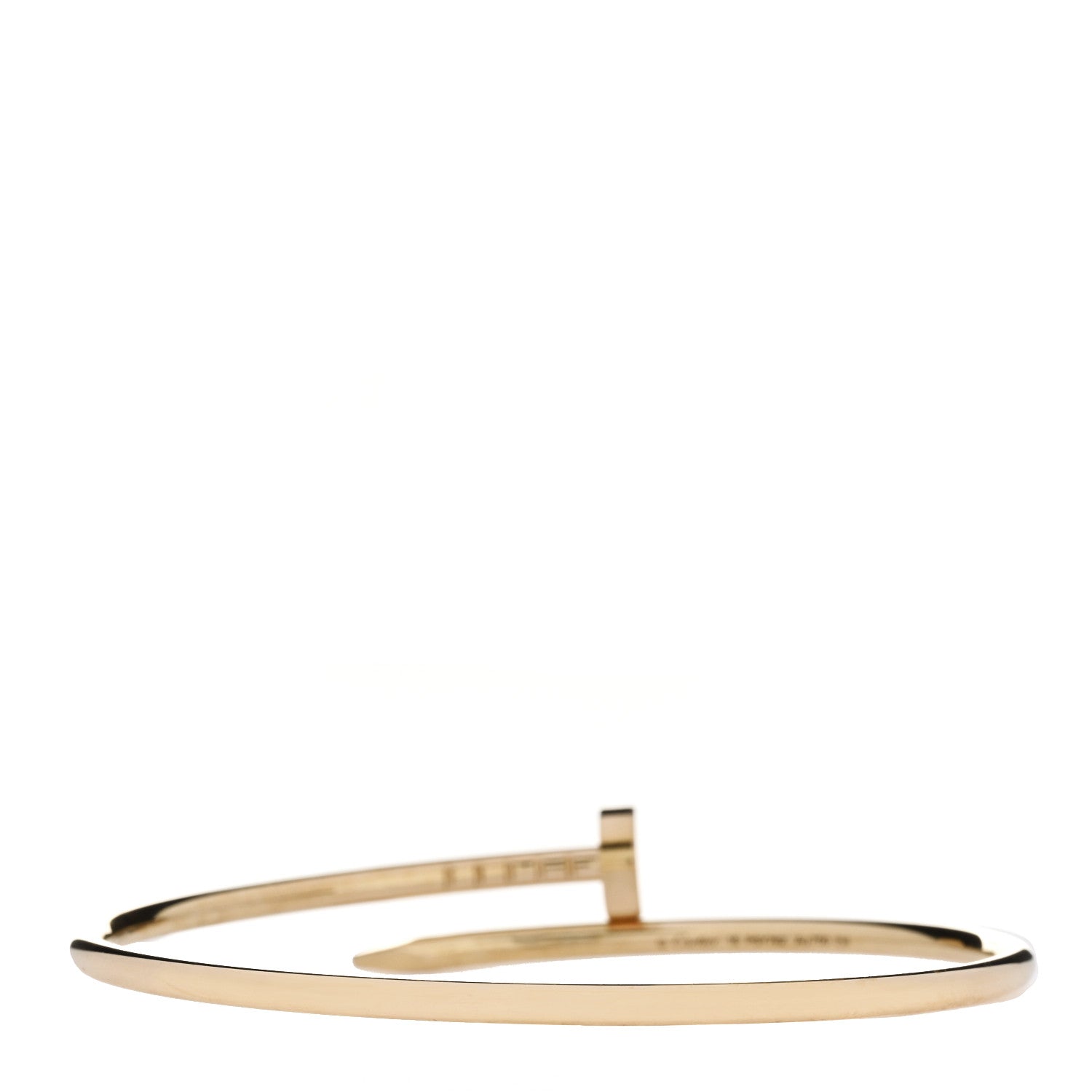 Cartier 18K Yellow Gold Small Juste Un Clou Bracelet 16 2 of 5