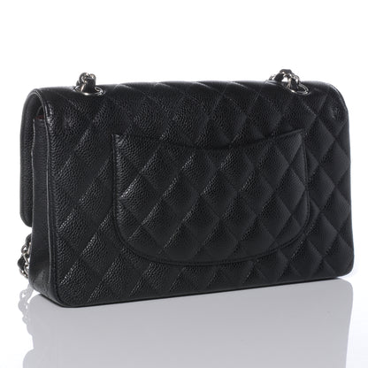 Chanel Caviar Quilted Medium Double Flap Black 3 of 8