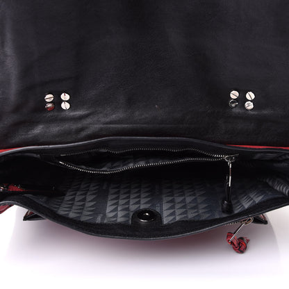 Proenza Schouler Calfskin Scribble Print Medium PS1 Satchel Red 6 of 9