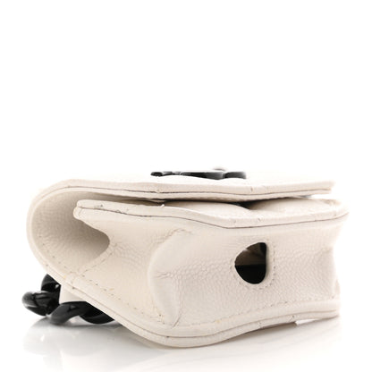 Chanel Caviar Quilted Airpods Pro Holder Belt White 4 of 11