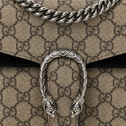 Gucci GG Supreme Monogram Mini Dionysus Shoulder Bag Black 8 of 13