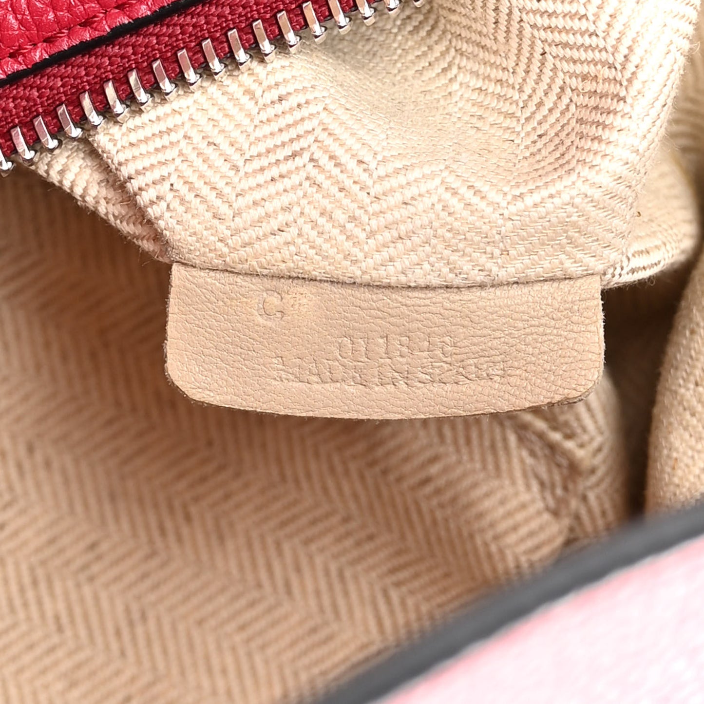 Calfskin Medium Puzzle Bag Rouge