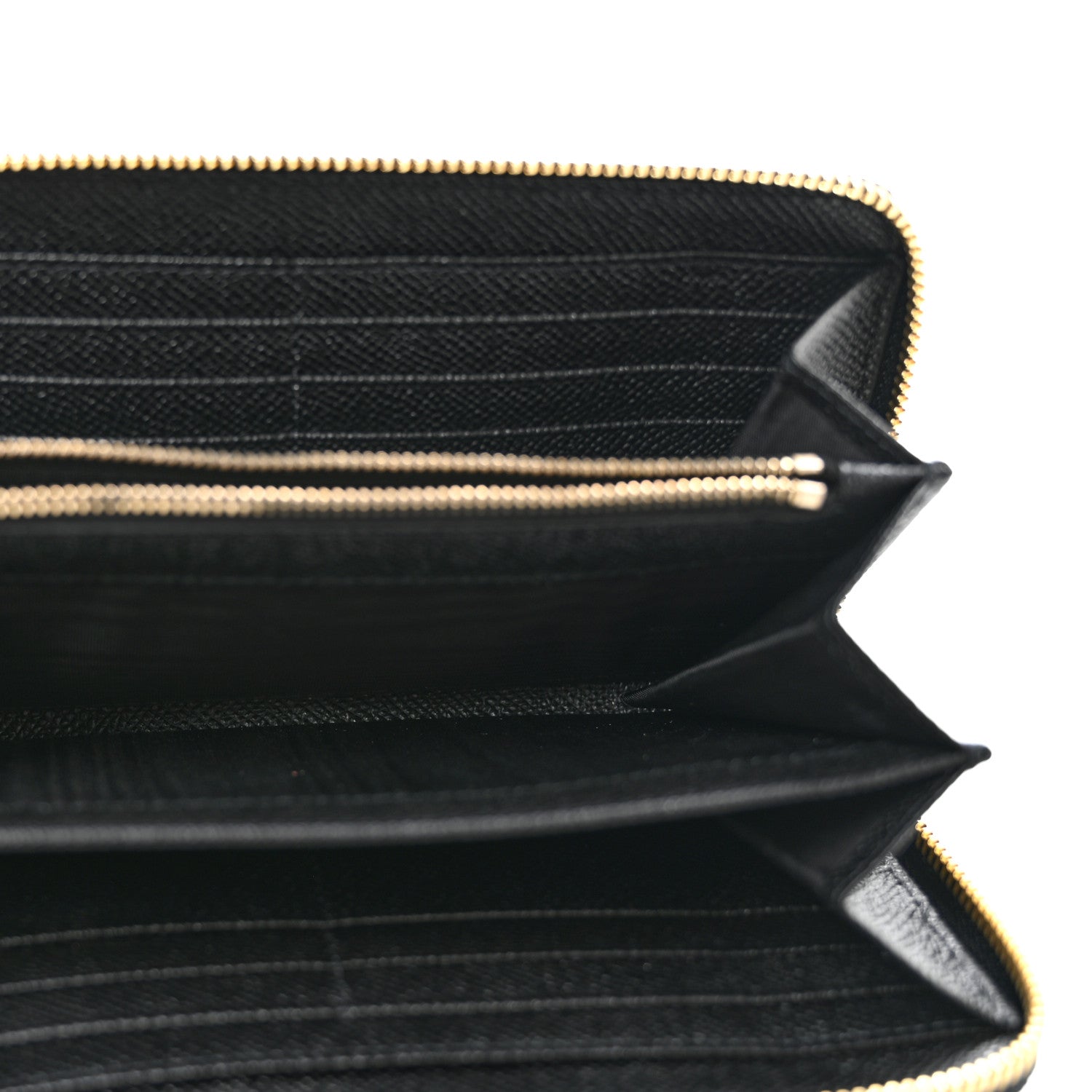 Dolce & Gabbana Dauphine Daisy Print Zip Around Wallet Black