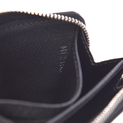 Louis Vuitton Taiga Zippy Coin Purse Vertical Black 7 of 8