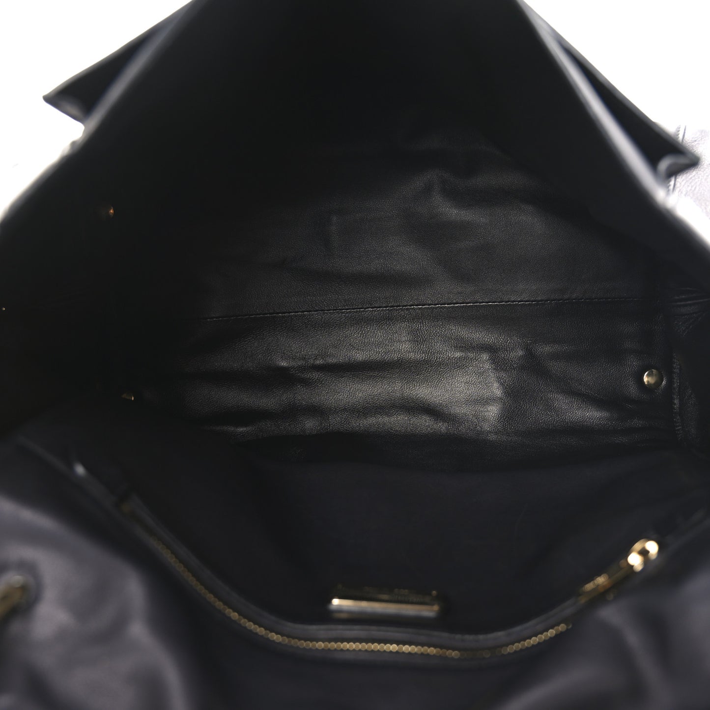 Calfskin Sofia Rainbow Top Handle Bag Black