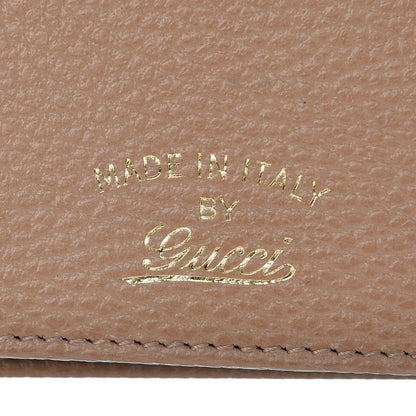 Gucci Dollar Calfskin Mini Swing Wallet Bag Camelia Mineral Blue 6 of 9