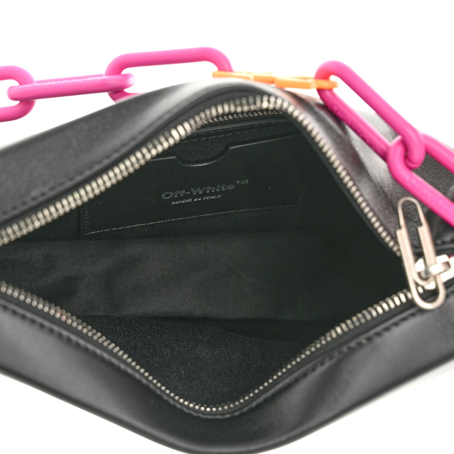 Calfskin Sculpture Pouch Bag Black
