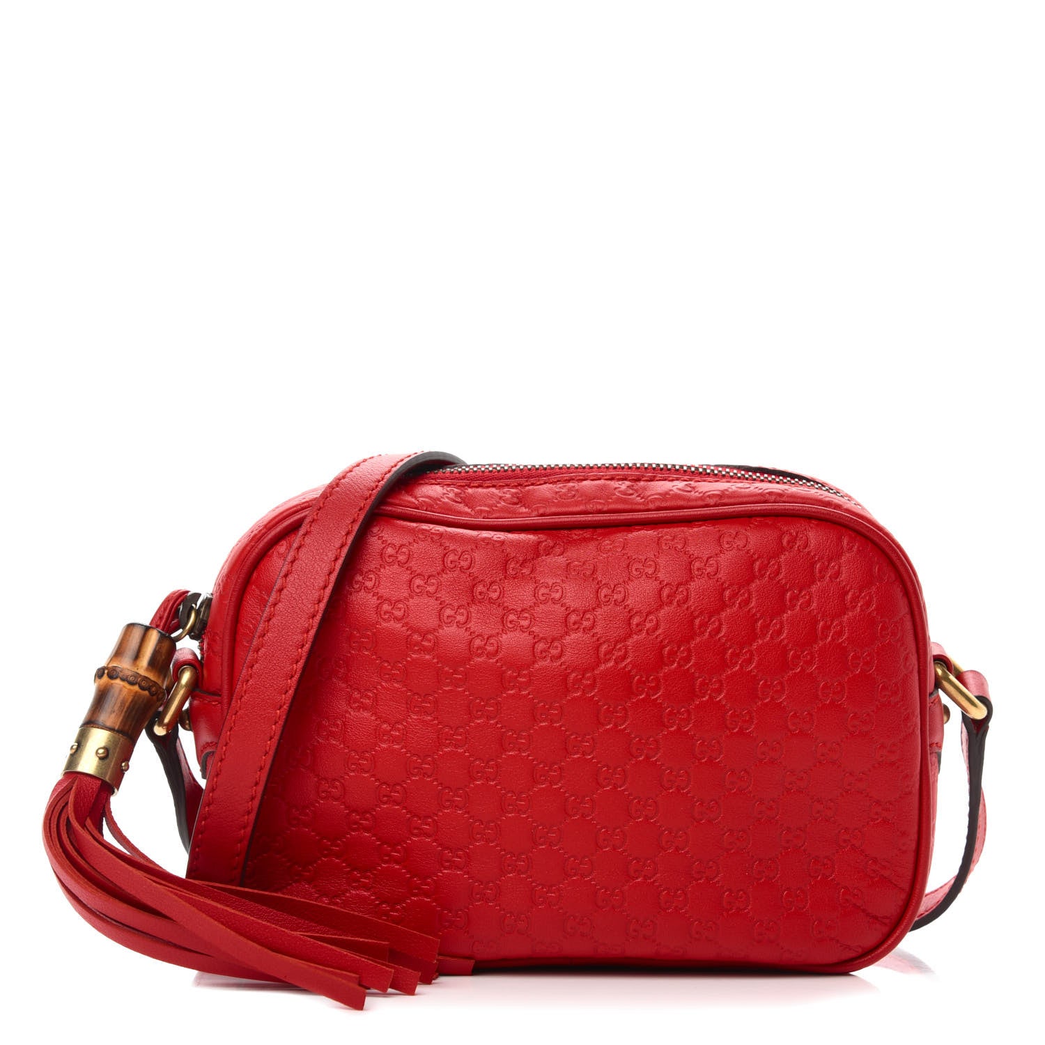 Gucci Microguccissima Sunshine Disco Crossbody Bag Red 1 of 12