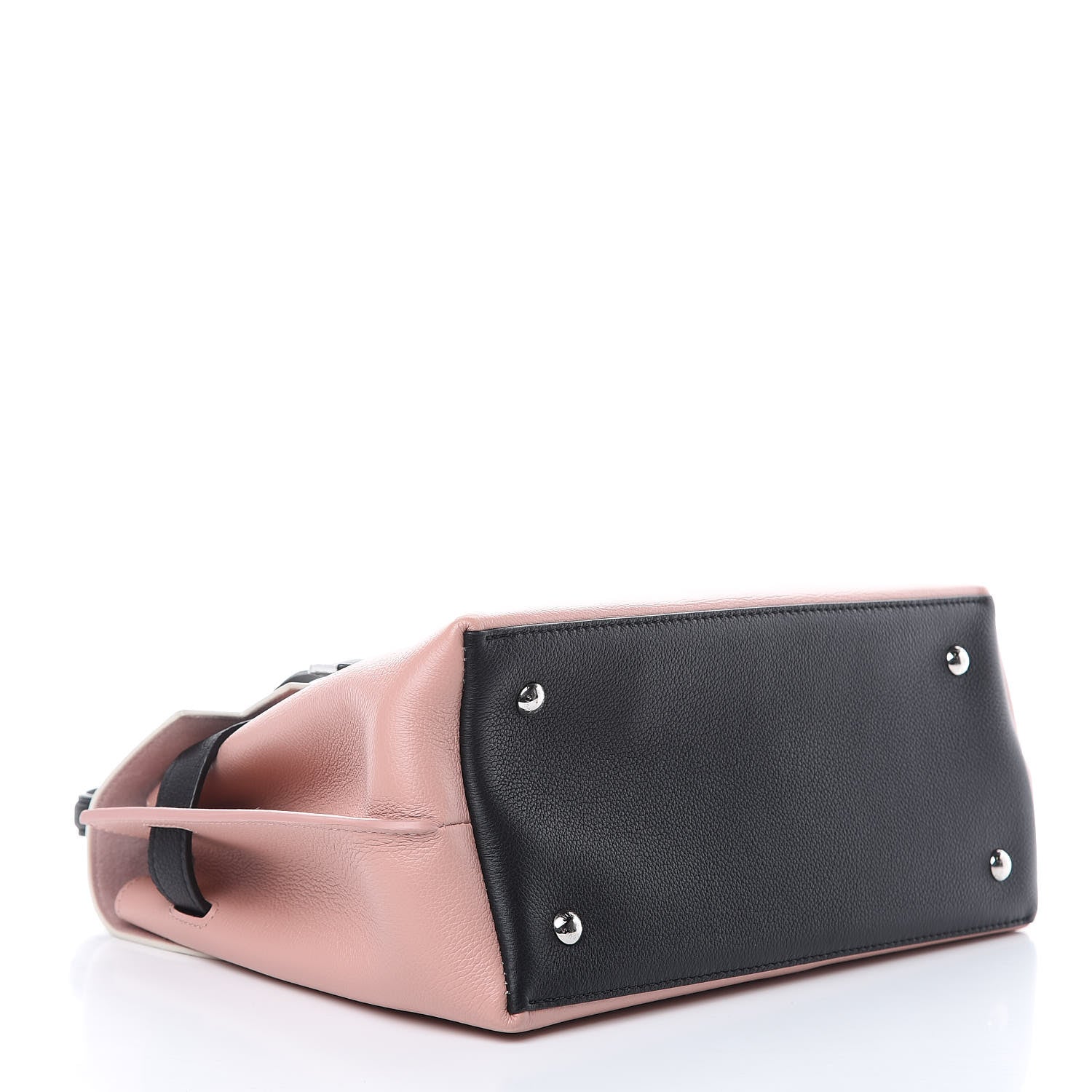 Louis Vuitton Soft Calfskin Lockme Ever Rose Ballet White Maito Black 4 of 11