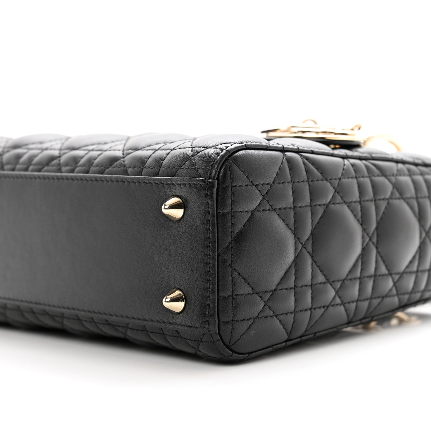 Lambskin Cannage Small My ABCDior Lady Dior Black