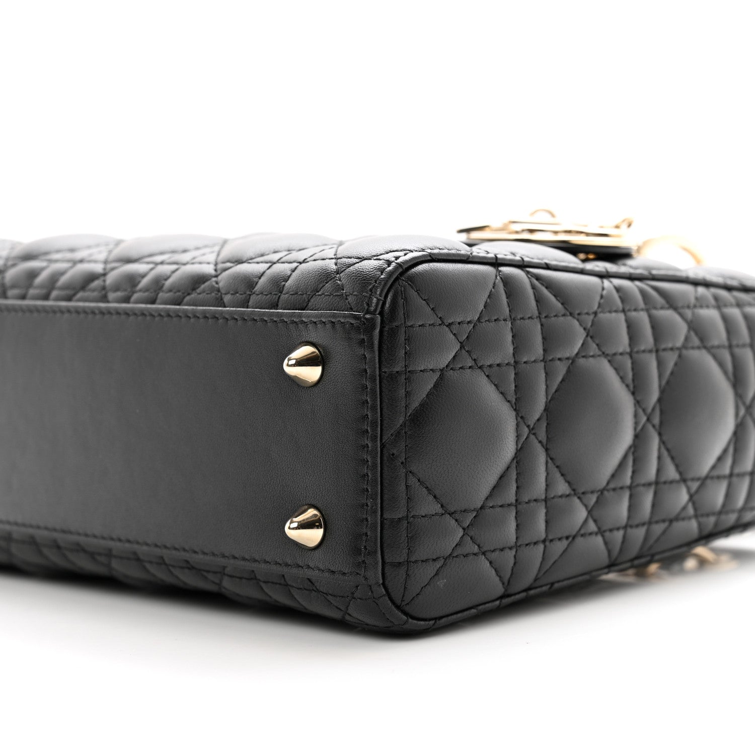 Christian Dior Lambskin Cannage Small My ABCDior Lady Dior Black 9 of 9