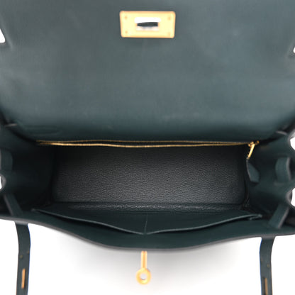 Hermes Togo Kelly Retourne 28 Vert Cypress 5 of 10