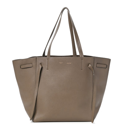 Celine Soft Grained Calfskin Belt Cabas Phantom Souris 1 of 6