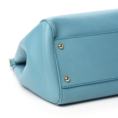 Dolce & Gabbana Dauphine Large Miss Sicily Satchel Light Blue 6 of 14