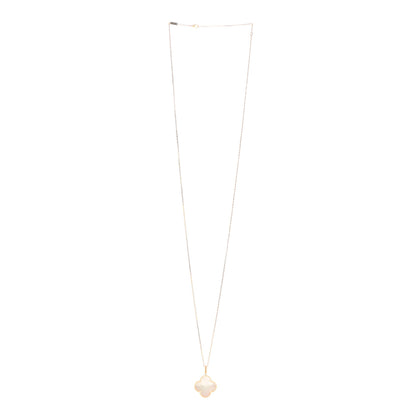 Van Cleef & Arpels 18K Yellow Gold Mother of Pearl Magic Alhambra Long Necklace 3 of 6