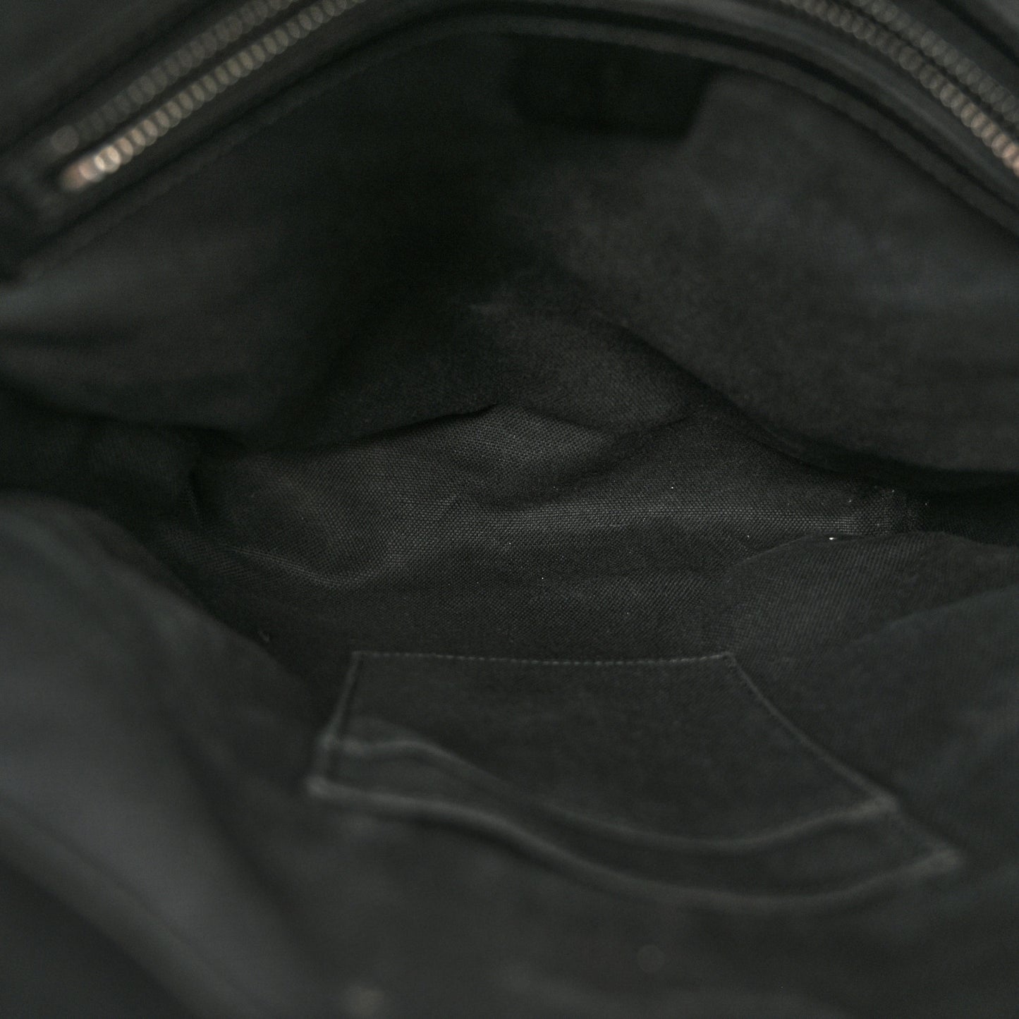 GG Supreme Monogram Web Small Flat Messenger Bag Black Grey