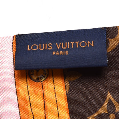 Louis Vuitton Silk Monogram Summer Trunks Bandeau Brown 6 of 7