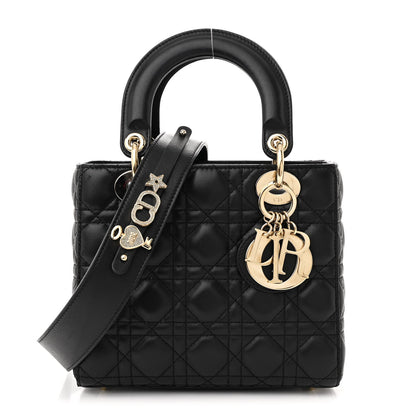 Christian Dior Lambskin Cannage Small My ABCDior Lady Dior Black 1 of 10