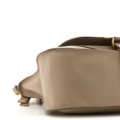 Chloe Calfskin Braided Medium Marcie Double Carry Boyish Brown 9 of 10