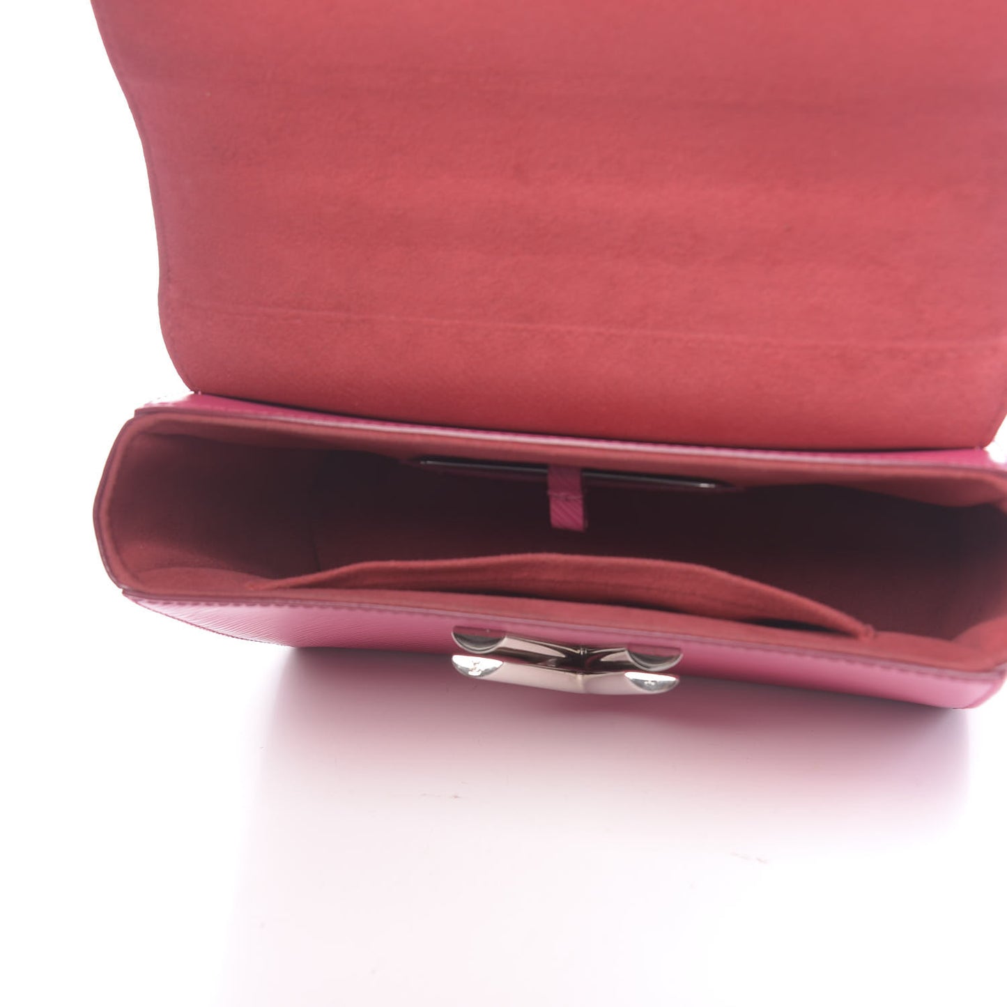 Epi Twist Shoulder Bag MM Fuchsia