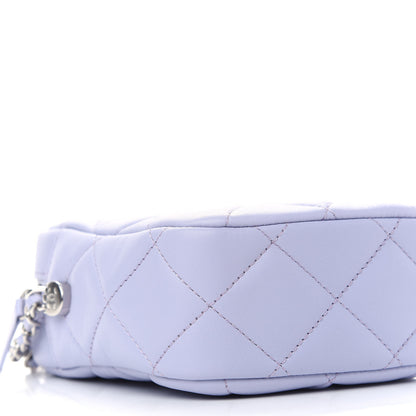 Chanel Lambskin Quilted Vertical My Perfect Camera Case Light Purple 8 of 9