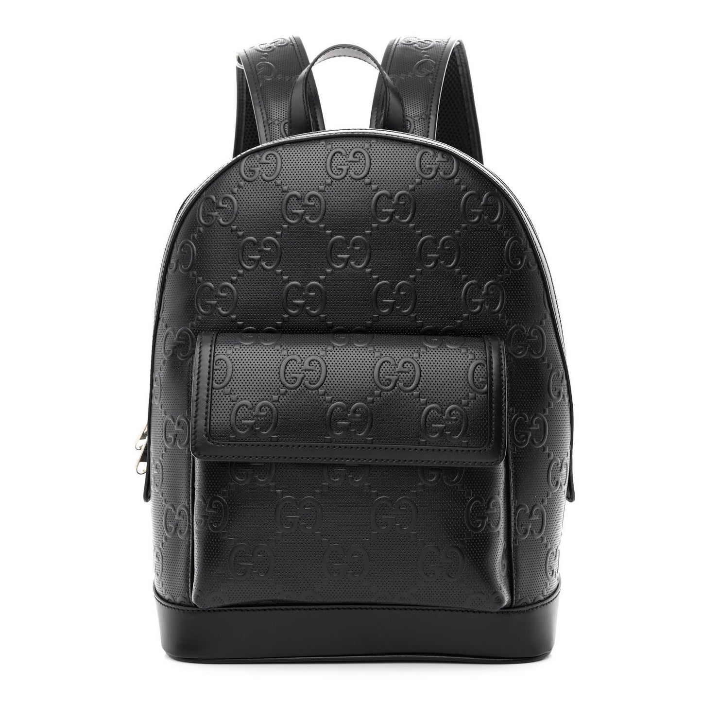 Calfskin GG Tennis Embossed Backpack Black