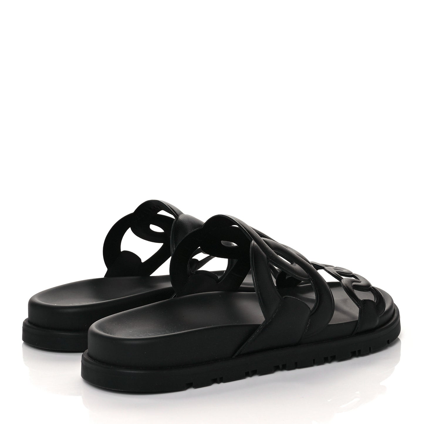 Nappa Womens Extra Sandals 35.5 Black