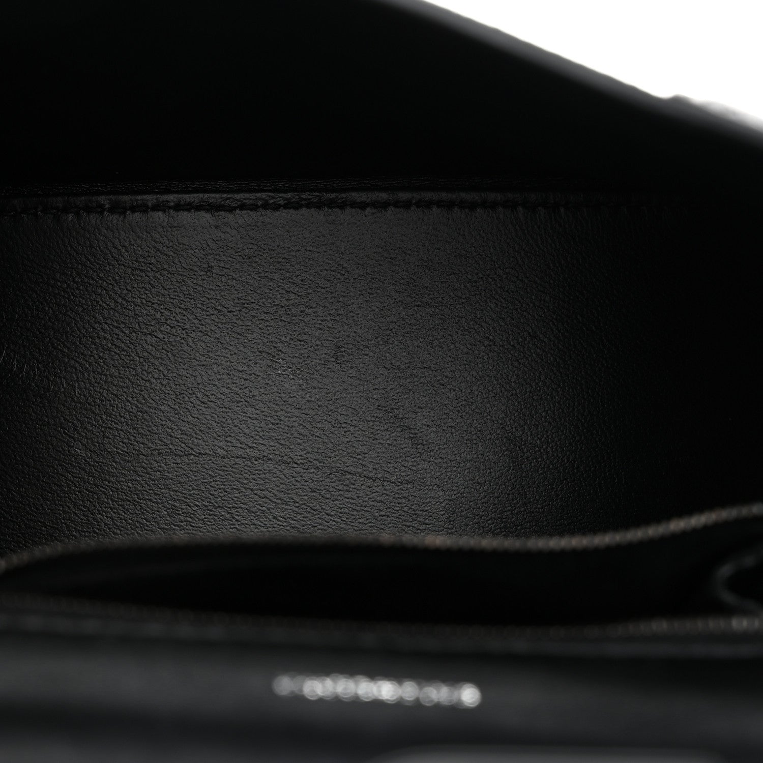 Balenciaga Matte Calfskin Snake Embossed Tonal B Small Hourglass Top Handle Bag Black 5 of 10