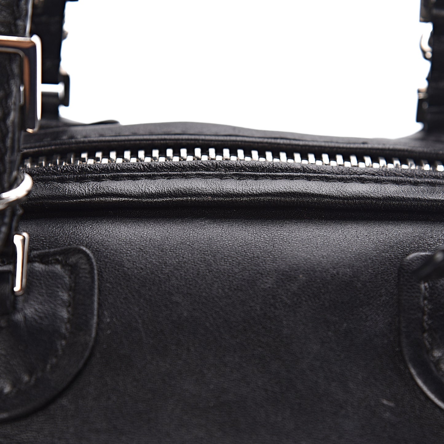 Nappa Boston Bag Black