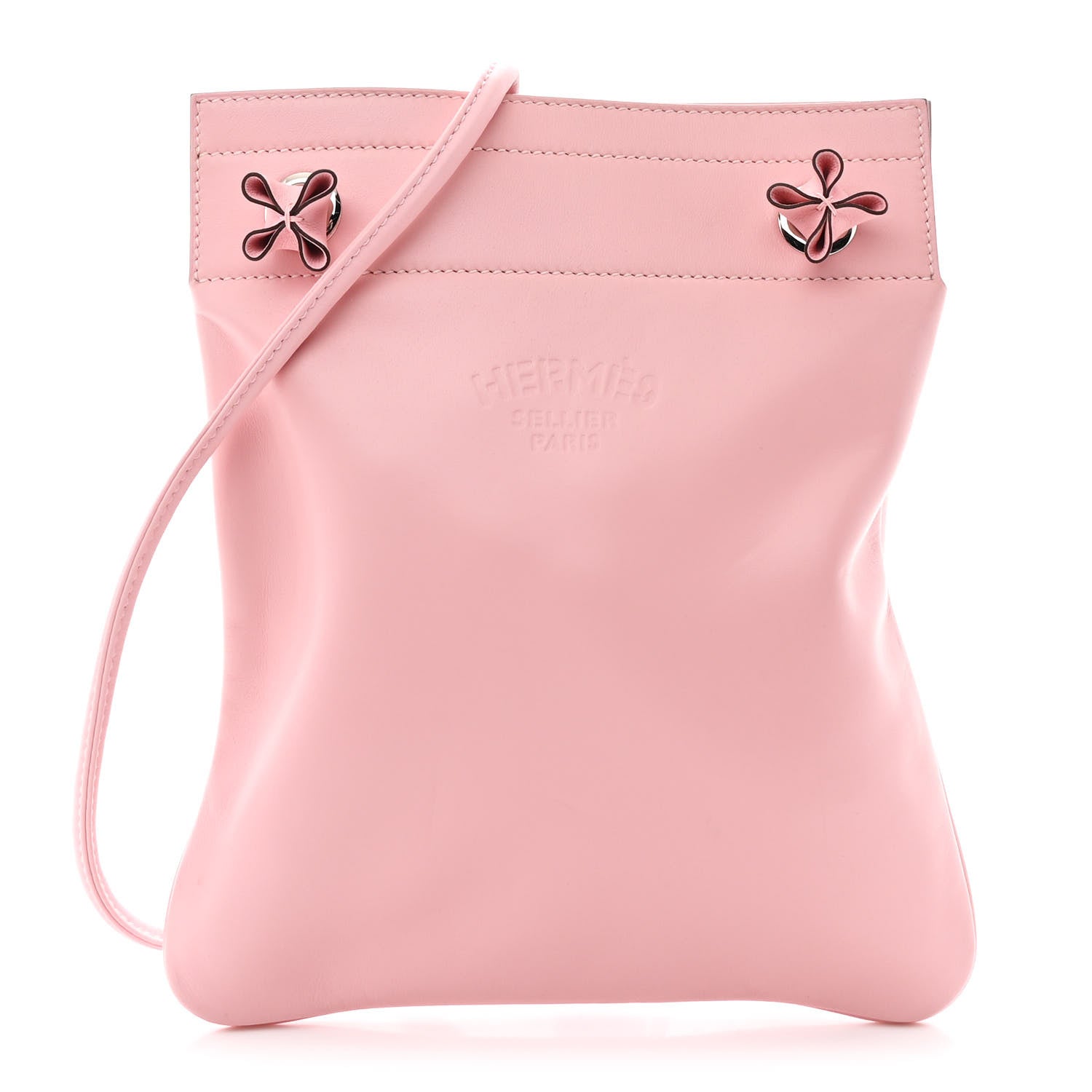 Hermes Milo Lambskin Swift Mini Aline Rose Sakura 1 of 12