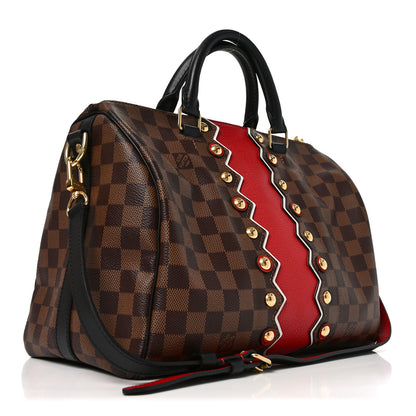 Louis Vuitton Damier Ebene Karakoram Speedy Bandouliere 30 2 of 8