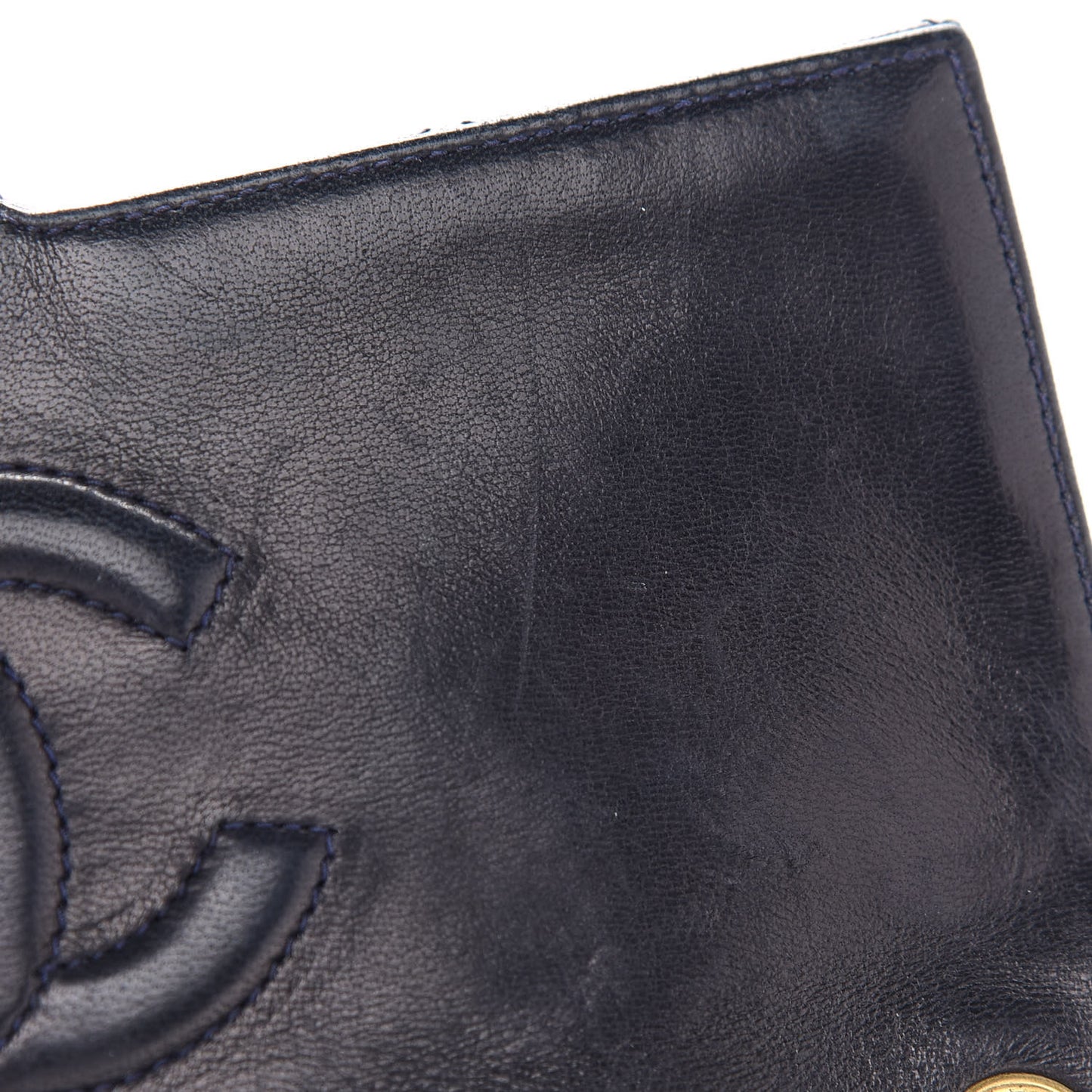 Lambskin Quilted Single Flap Black