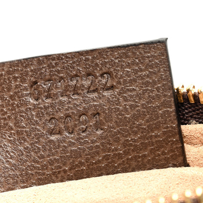 Gucci GG Supreme Monogram Web Ophidia Key Case Beige New Acero 7 of 7