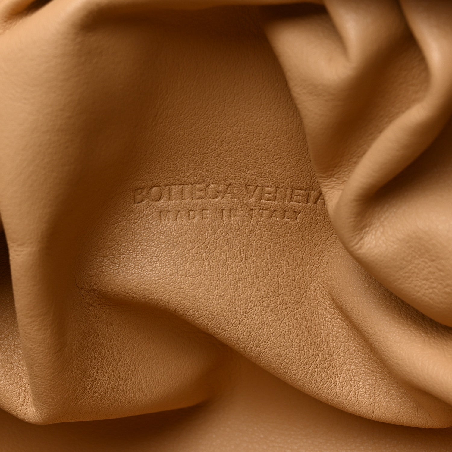 Bottega Veneta Smooth Butter Calf The Pouch Oversized Clutch Almond 7 of 11