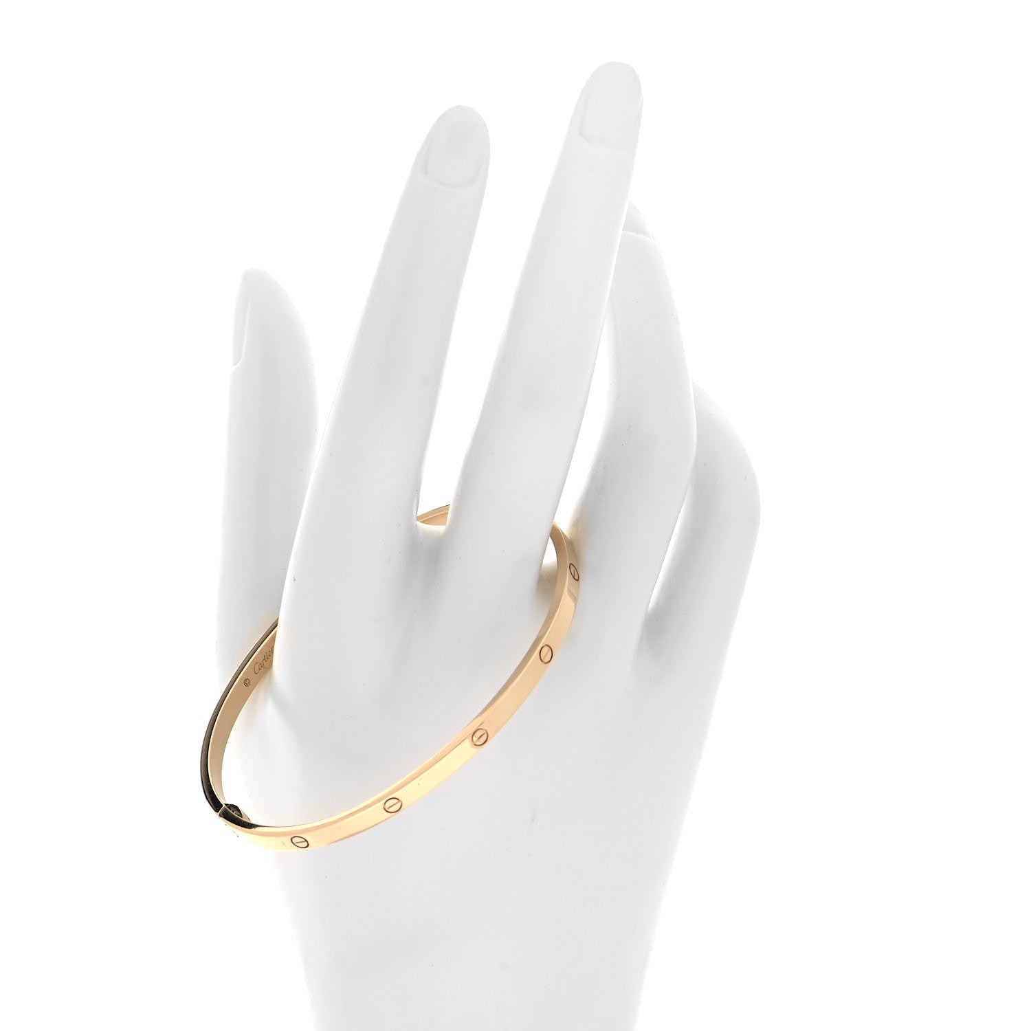 Cartier 18K Yellow Gold Small LOVE Bracelet 19 2 of 6