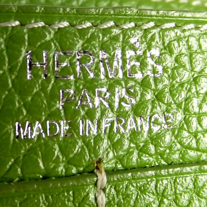 Hermes Togo Dogon Wallet Vert Anis 7 of 8