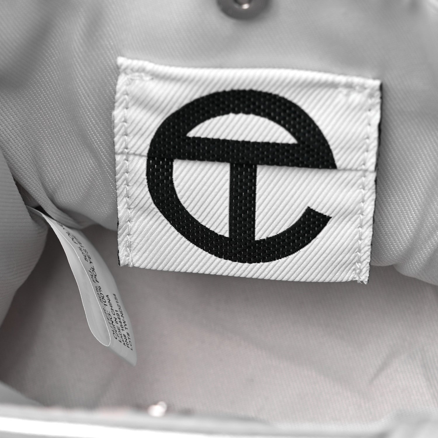 Telfar Metallic Vegan Leather Small Shopping Bag Silver 6 of 8