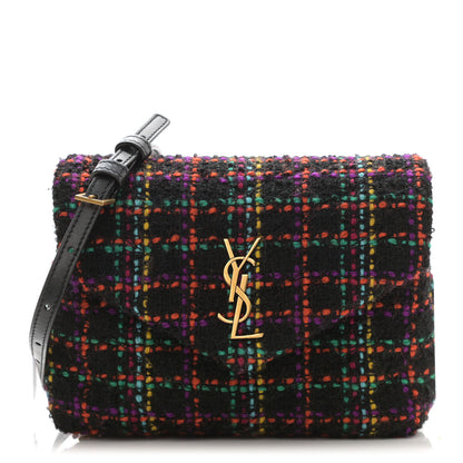 Saint Laurent Tweed Toy Loulou Shoulder Bag Black 1 of 8