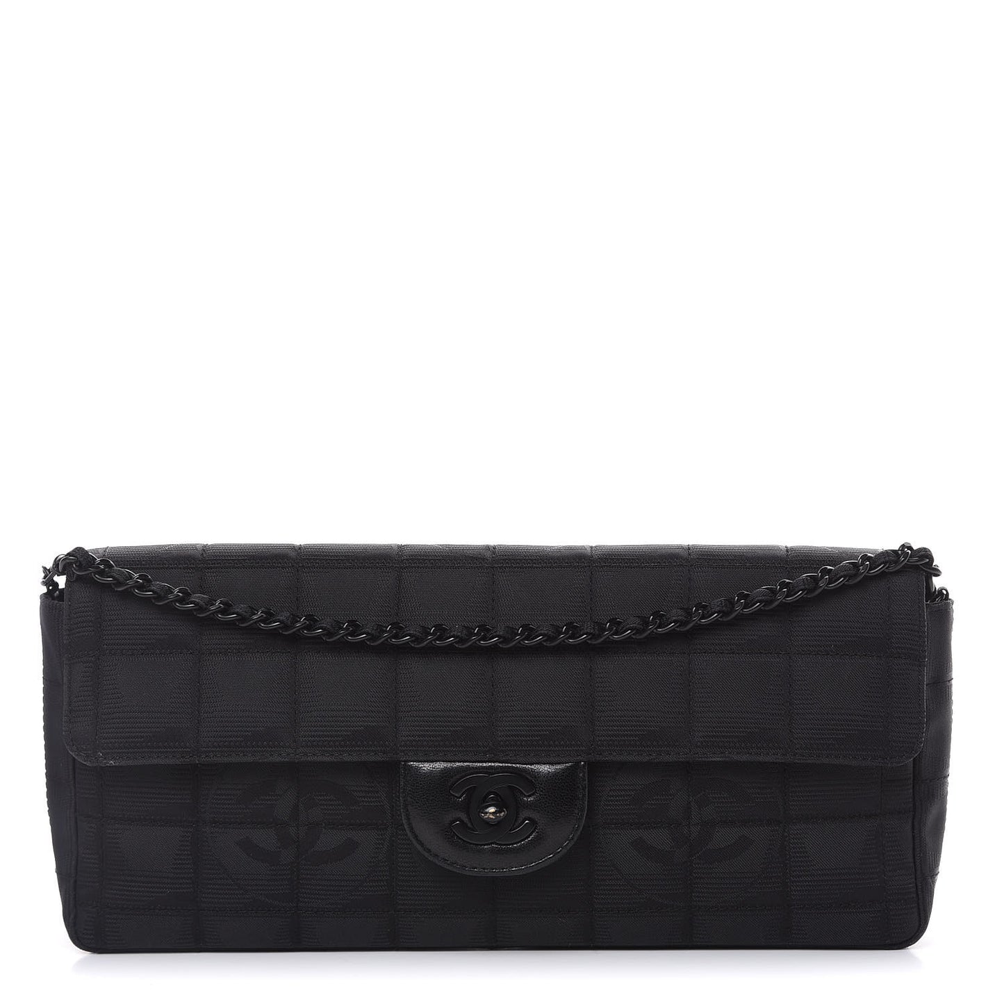 Nylon Travel East West Flap Black