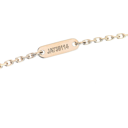 Van Cleef & Arpels 18K Yellow Gold Mother of Pearl Sweet Alhambra Pendant Necklace 5 of 6