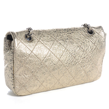 Chanel Distressed Lambskin Le Marais Ligne Flap Gold 3 of 7