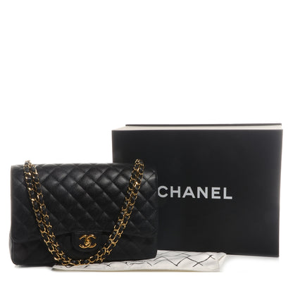 Chanel Caviar Quilted Maxi Double Flap Black 4 of 9