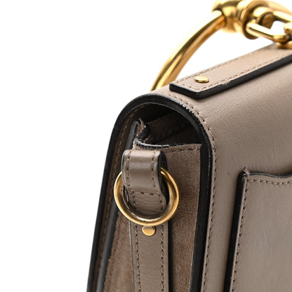Chloe Calfskin Suede Small Nile Bracelet Bag Motty Grey 11 of 14