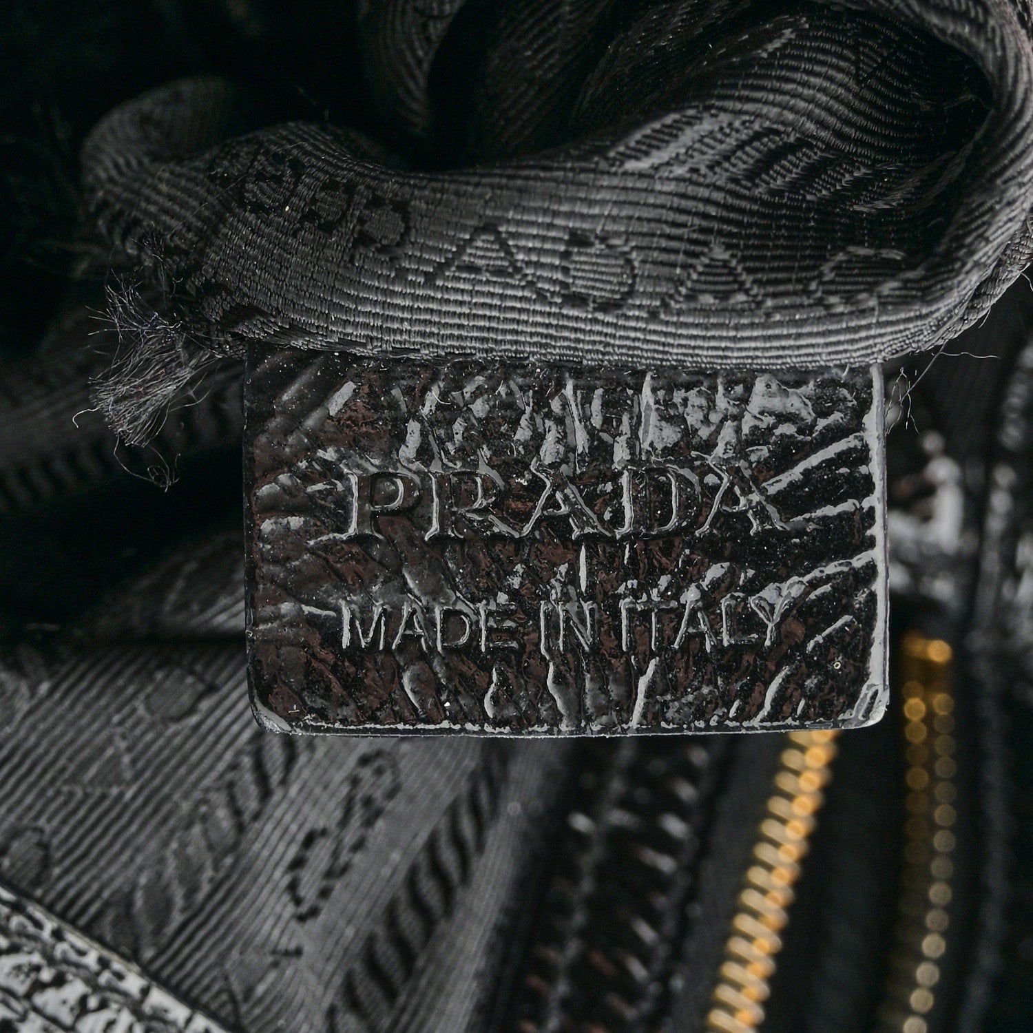 Prada Tessuto Nylon Spazzolato Tote Black 7 of 16
